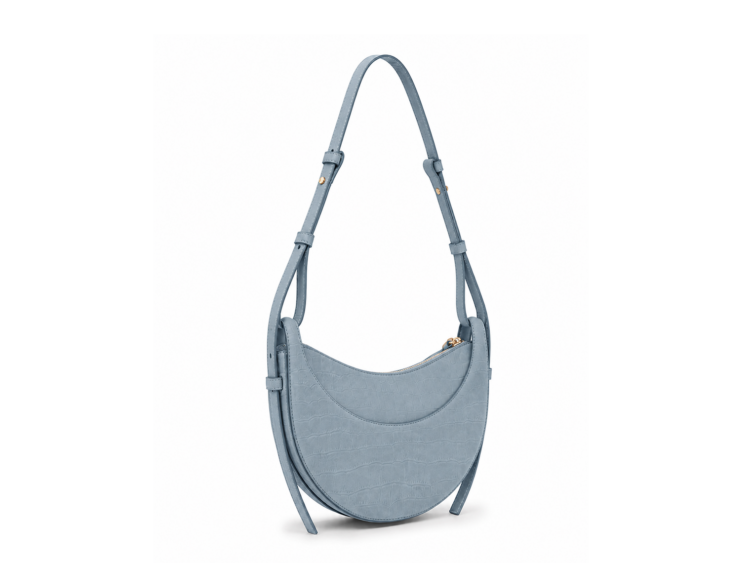 Polène Numéro Dix Edition Crocodile Nubuck Polar