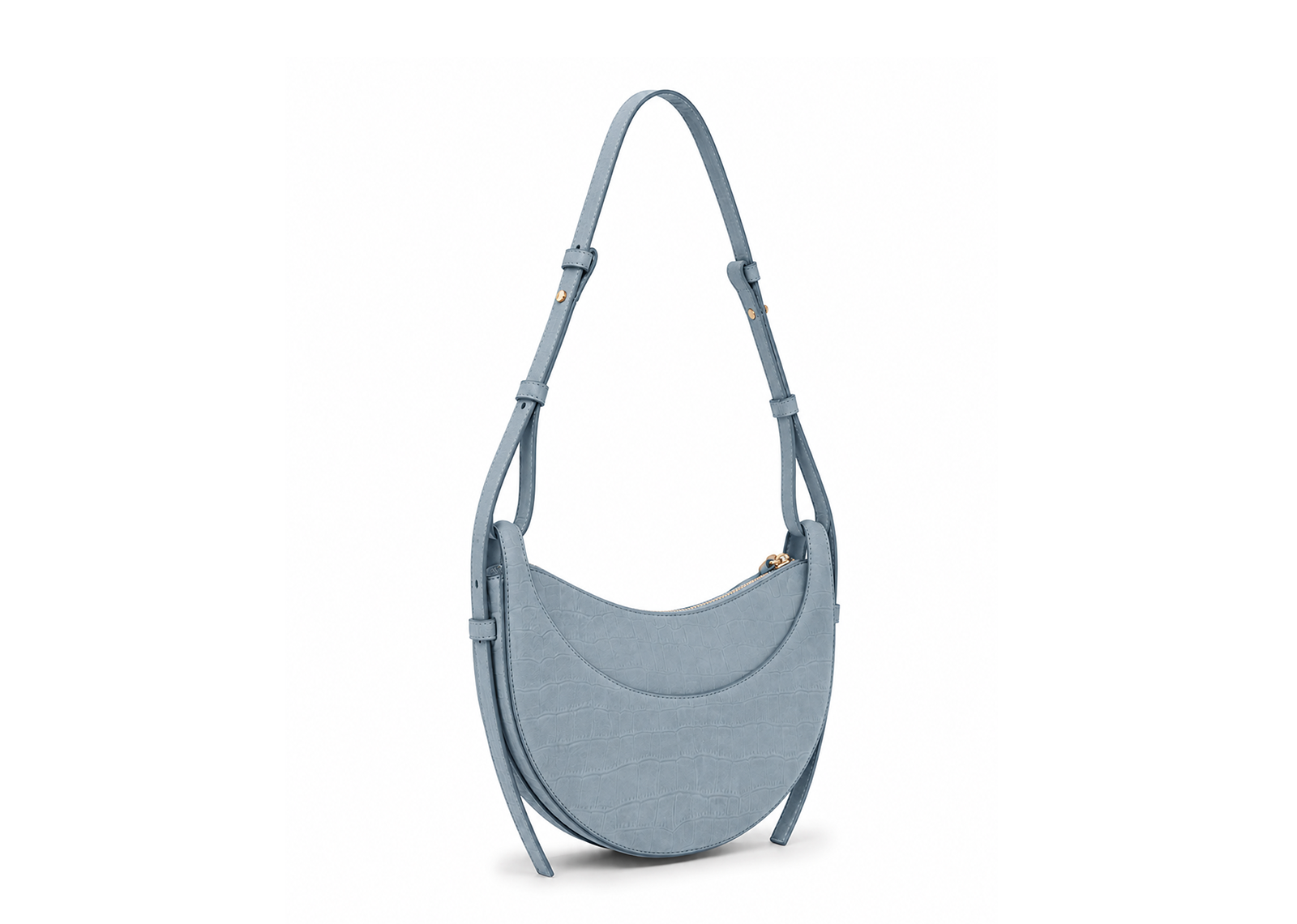 Polène Numéro Dix Edition Crocodile Nubuck Polar