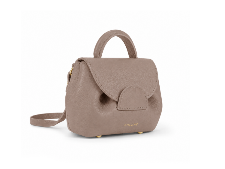 Polène Numéro Un Micro Edition Textured Taupe