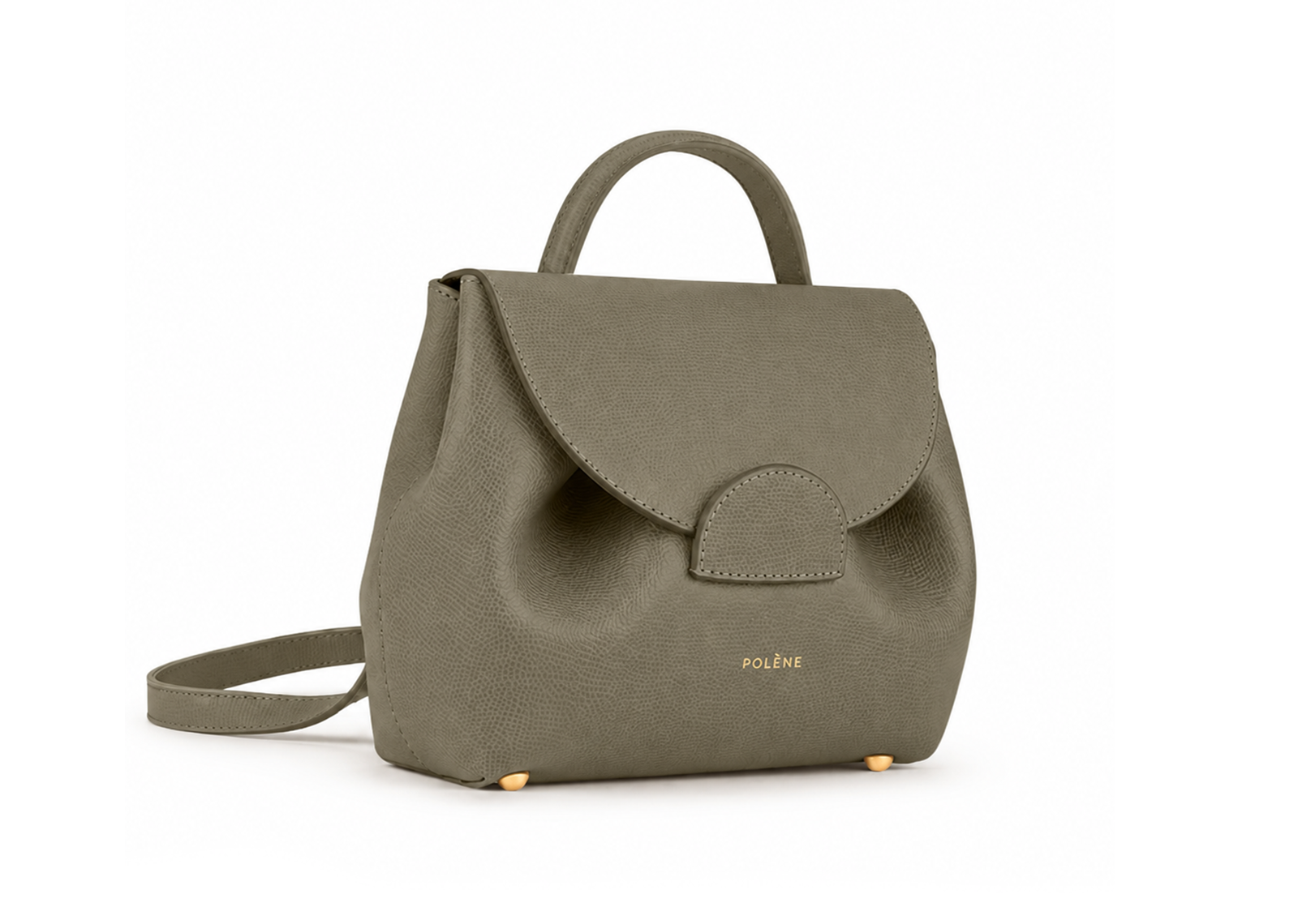 Polène Numéro Un Nano Edition Textured Olive