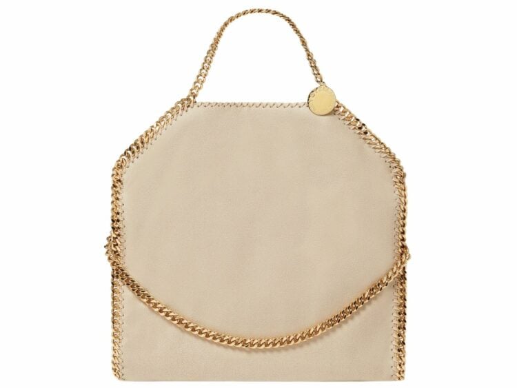 stella mccartney falabella fold over tote bag clot
