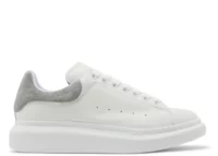 Alexander McQueen Oversized Sneaker White Grey Suede