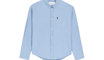 Ami Paris Ami De Coeur Boxy Shirt Blue