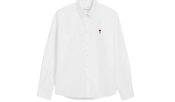 Ami Paris Ami De Coeur Button-Down Shirt White