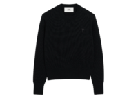 ami paris ami de coeur crewneck sweater black 1 1