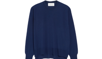 Ami Paris Ami De Coeur Crewneck Sweater Blue