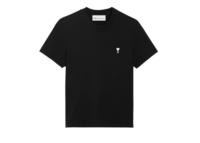 ami paris ami de coeur cropped t shirt black 1 1