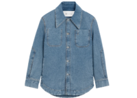 ami paris ami de coeur denim worker overshirt blue 1 1