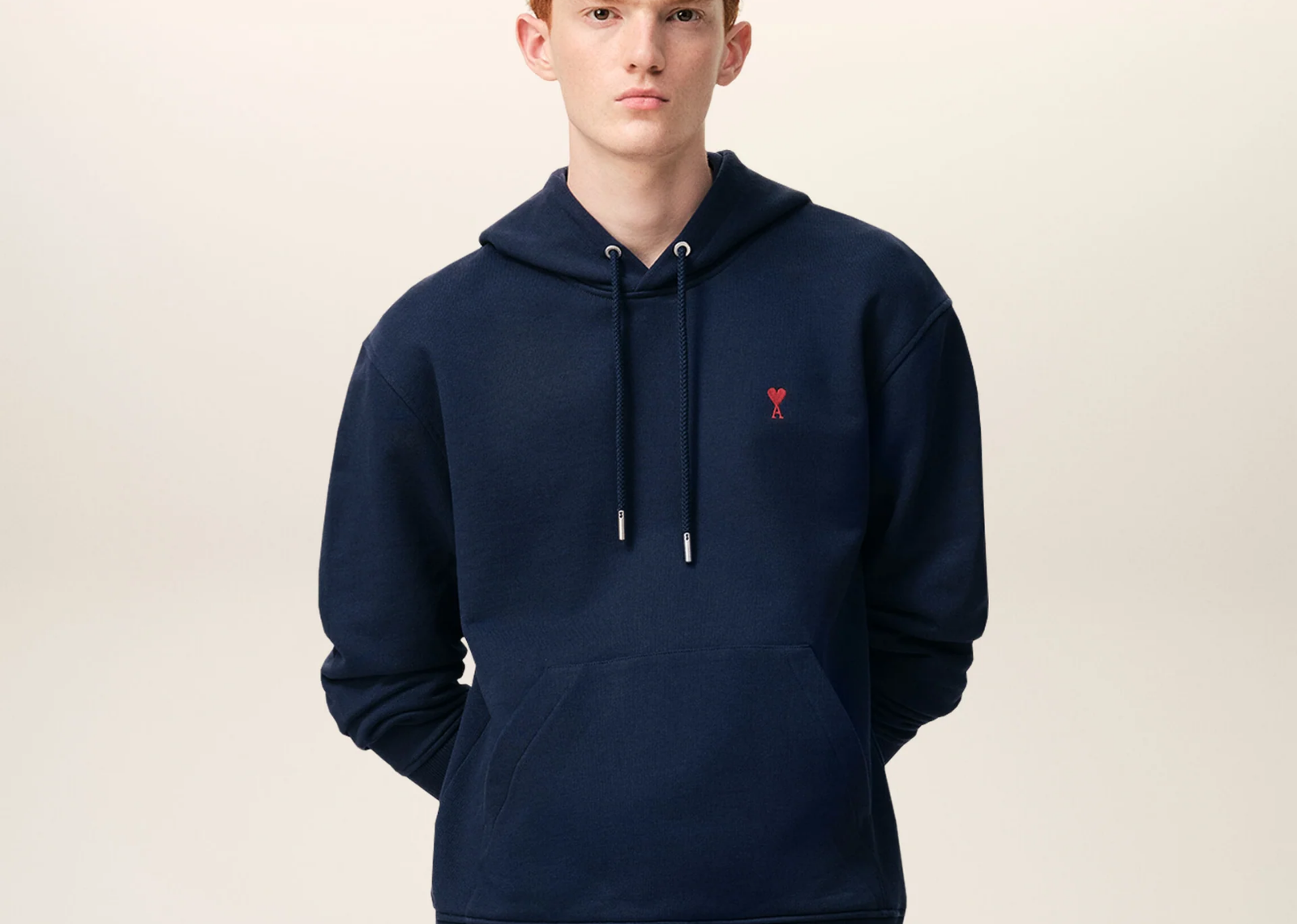 ami paris ami de coeur hoodie blue red 2 1