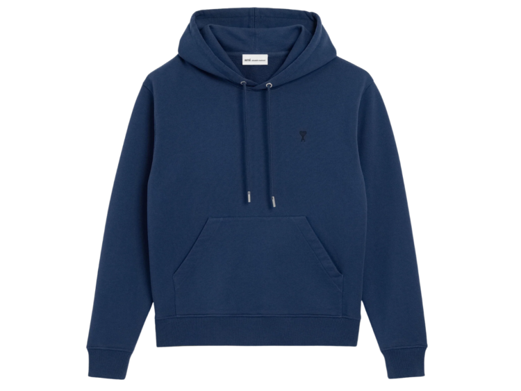 ami paris ami de coeur hoodie blue 1 1