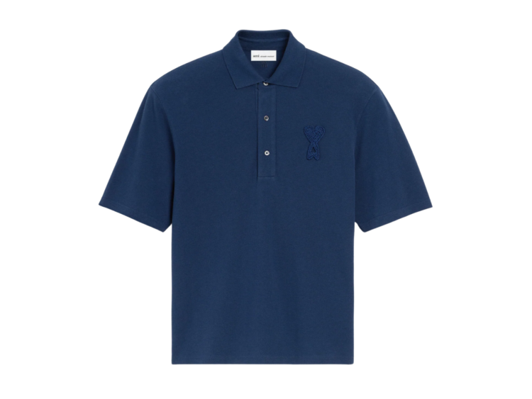 ami paris ami de coeur polo blue 1 2
