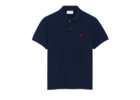 ami paris ami de coeur polo shirt blue red 1 1