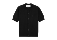Ami Paris Ami De Coeur Short Sleeve Cardigan Black