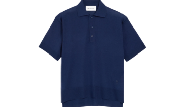 Ami Paris Ami De Coeur Short Sleeve Polo Blue