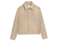 ami paris ami de coeur stud buttoned jacket beige 1 1