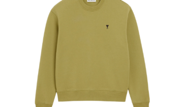 Ami Paris Ami De Coeur Sweatshirt Green