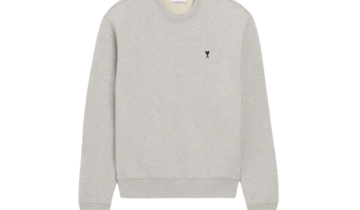 Ami Paris Ami De Coeur Sweatshirt Grey