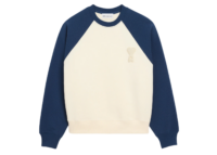ami paris ami de coeur sweatshirt white blue 1 1