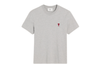 ami paris ami de coeur t shirt grey red 1 1