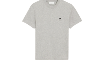 Ami Paris Ami De Coeur T-Shirt Grey