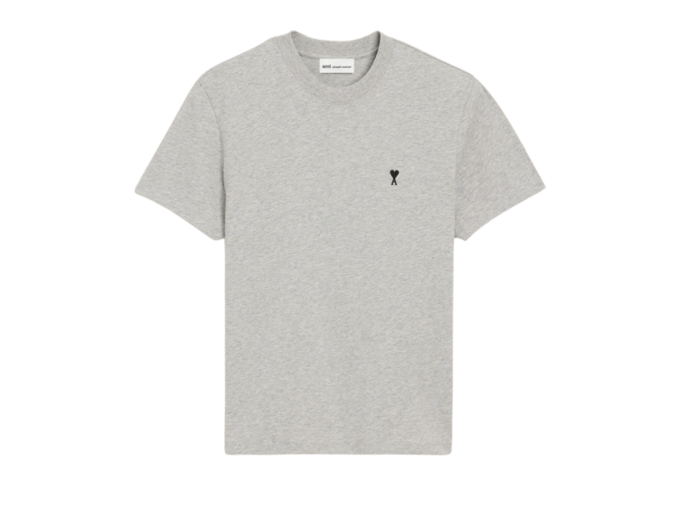 ami paris ami de coeur t shirt grey 1 1