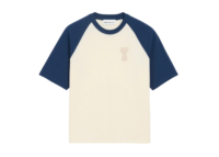 Ami Paris Ami De Coeur T-Shirt White Blue