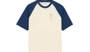 Ami Paris Ami De Coeur T-Shirt White Blue