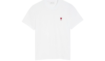 Ami Paris Ami De Coeur T-Shirt White Red