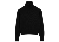 ami paris ami de coeur turtle neck sweater black 1 1