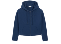 ami paris ami de coeur zipped hoodie blue 1 1