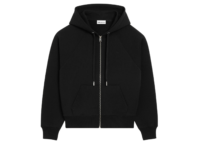 ami paris ami de coeur zipped hoodie cotton black 1 1
