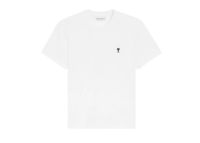ami paris white cotton ami de coeur t shirt 1 1