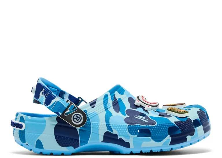 Crocs Classic Clog A Bathing Ape ABC Camo Blue