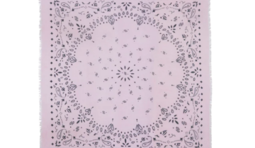 Kujten Extra Large Cashmere Bandana Effy Bubble Pink