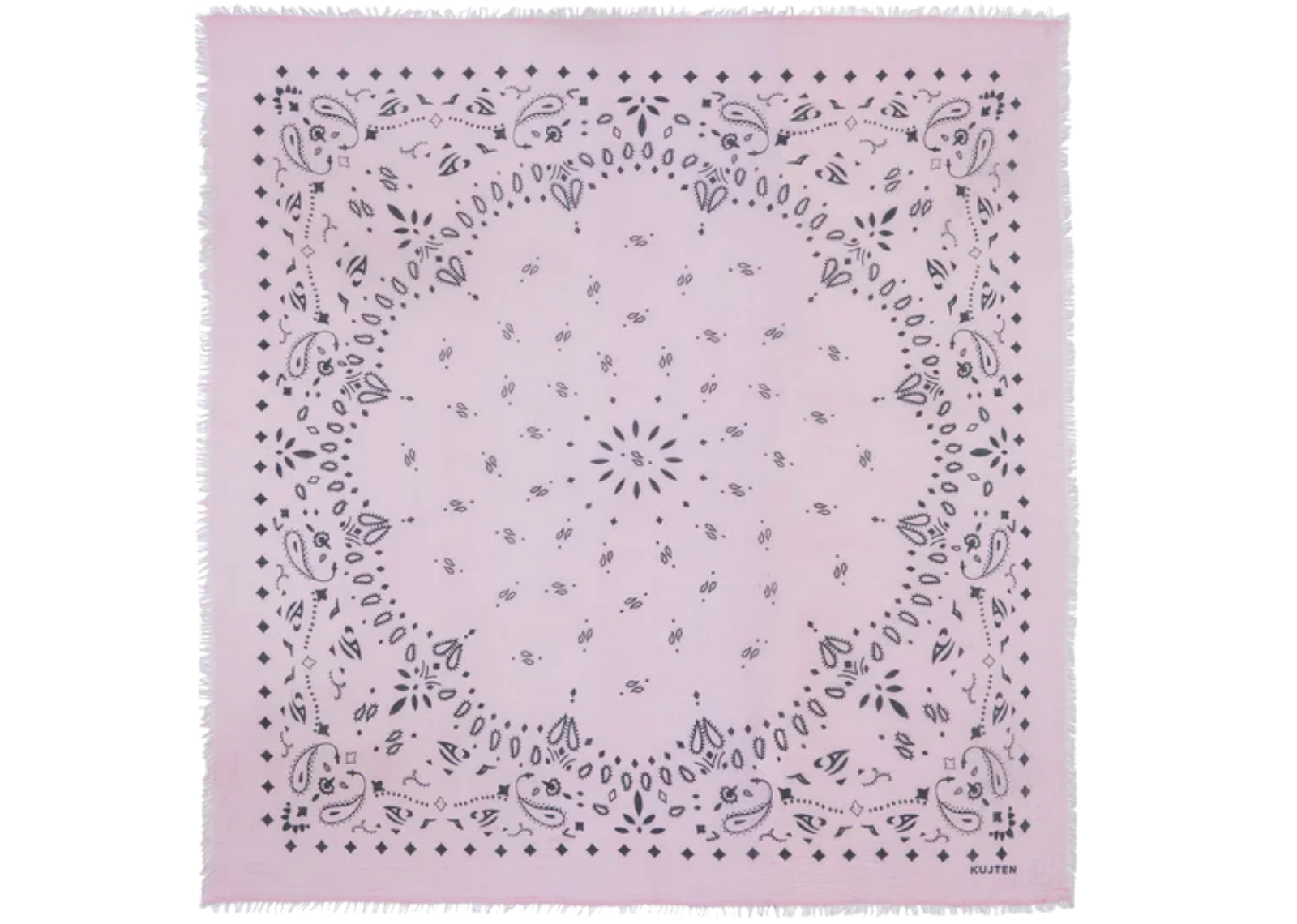 kujten extra large cashmere bandana effy bubble pink 1 1