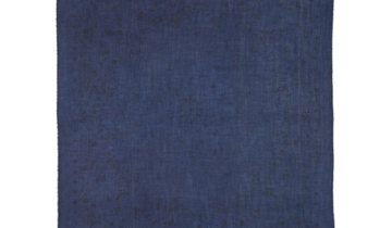 Kujten Extra Large Cashmere Bandana Effy Dark Navy Blue