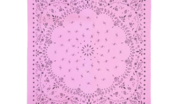 Kujten Extra Large Cashmere Bandana Effy Lotus Pink