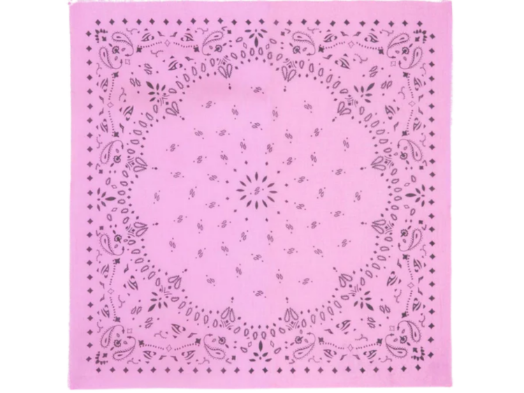 kujten extra large cashmere bandana effy lotus pink 1 1