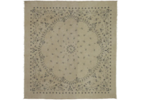 kujten extra large cashmere bandana effy marl khaki 1 1