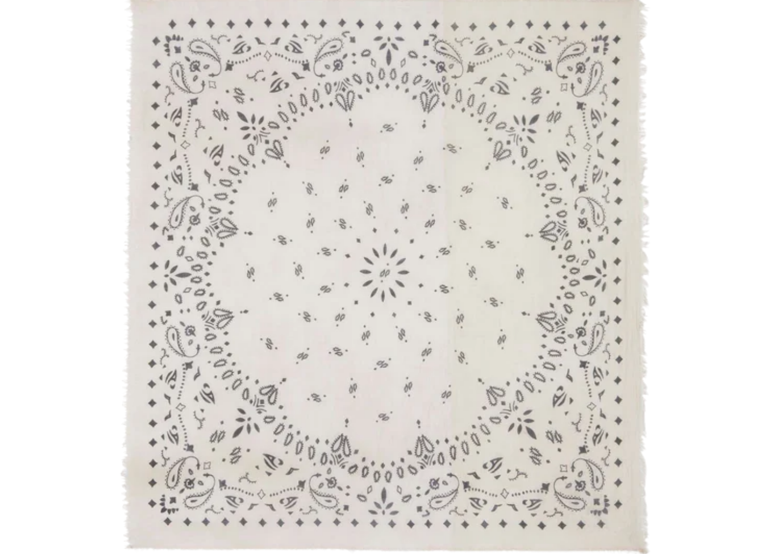 kujten extra large cashmere bandana effy oats white 1 1