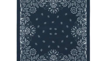Kujten Large Bandana Helia Dark Navy Blue