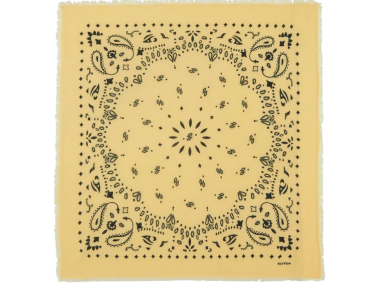 kujten large cashmere bandana hachiko anise 1 1