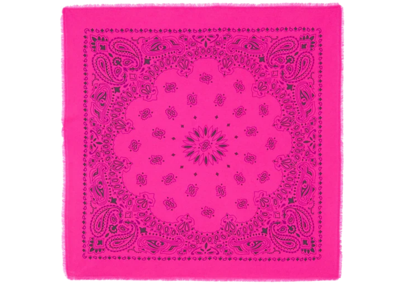 kujten large cashmere bandana hachiko bico neon pink 1 1
