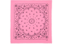 kujten large cashmere bandana hachiko bubble pink 1 1