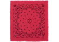 kujten large cashmere bandana hachiko fuschia 1 1