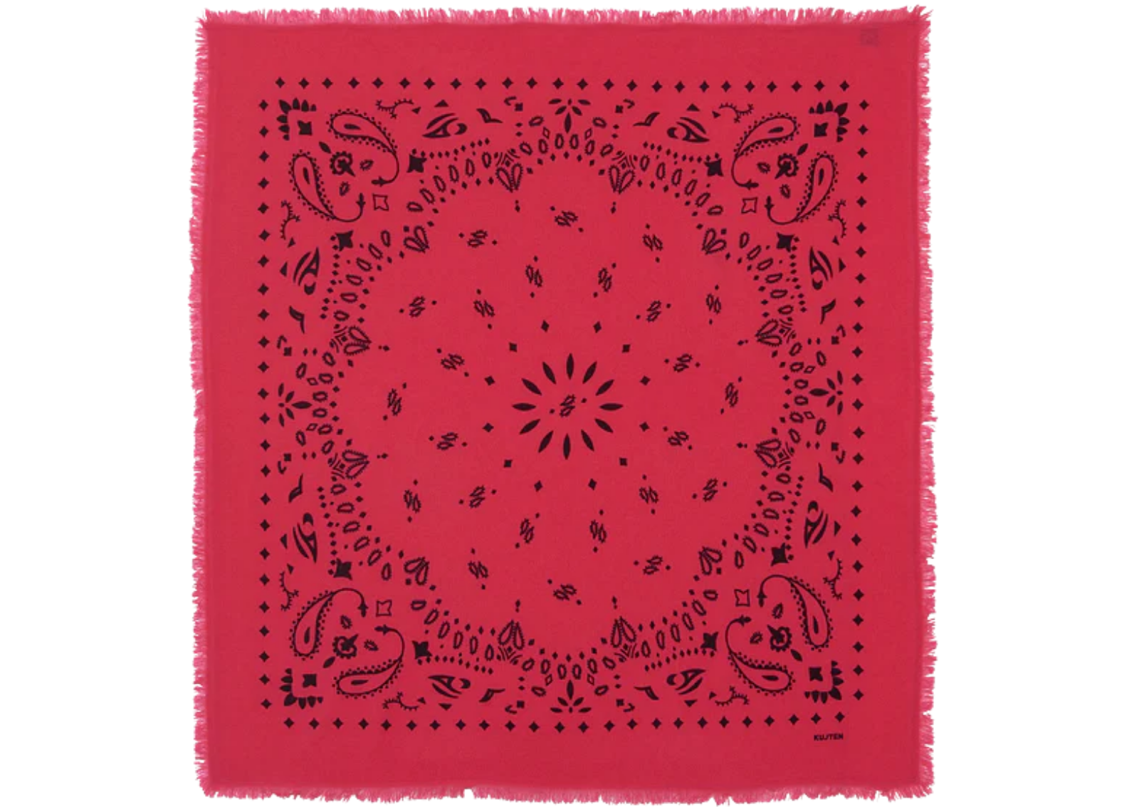 kujten large cashmere bandana hachiko fuschia 1 1