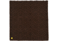 kujten large cashmere bandana hachiko leo smiley leoprint spicy brown 1 1