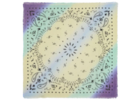 Kujten Large Cashmere Bandana Rainbow multicolor