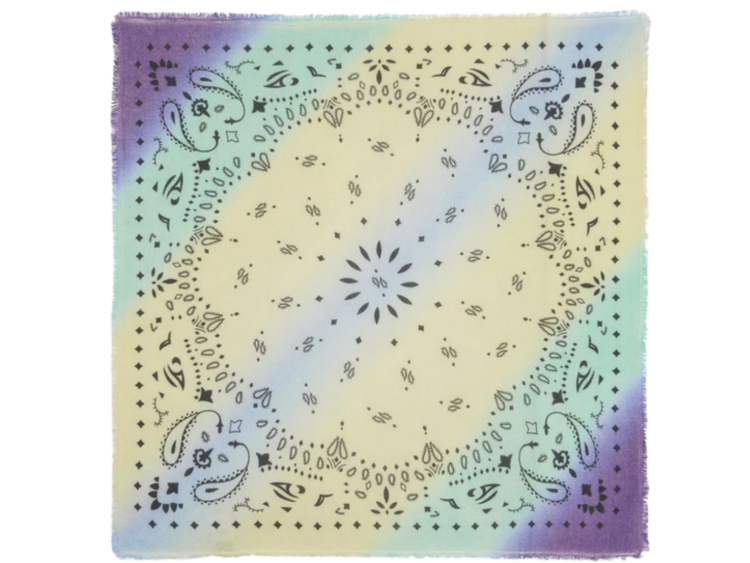 kujten large cashmere bandana rainbow multicolor 1 1