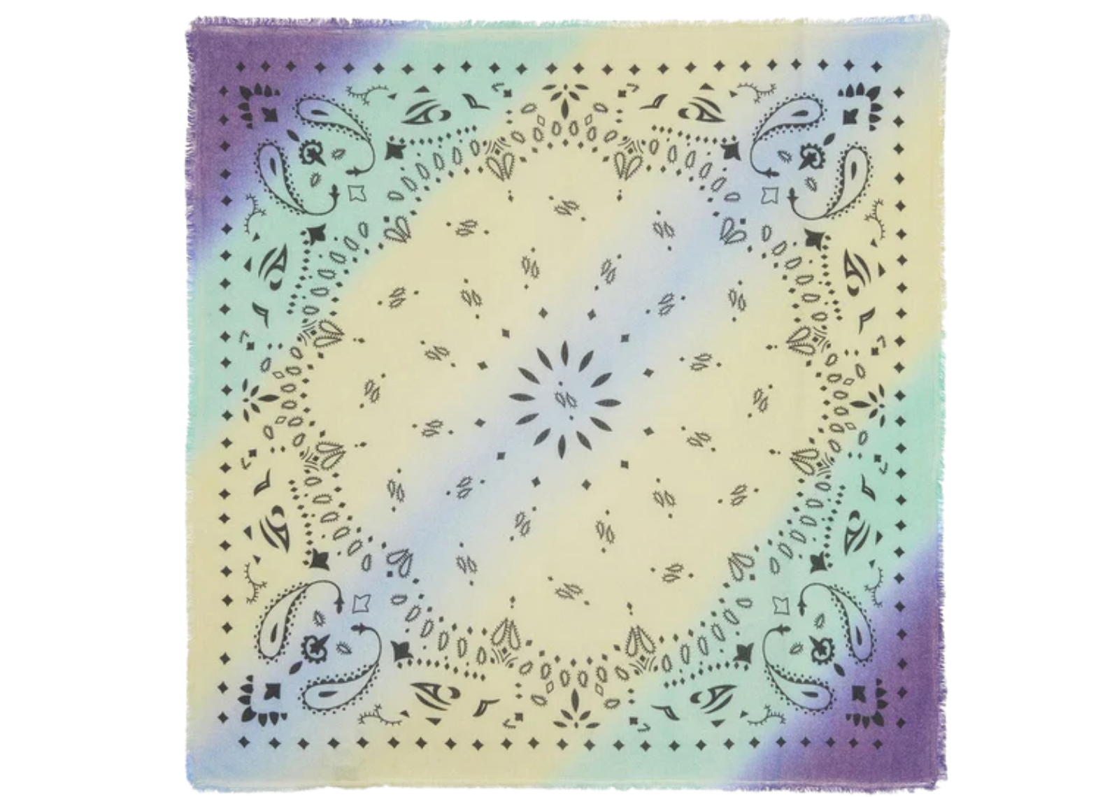 kujten large cashmere bandana rainbow multicolor 1 1